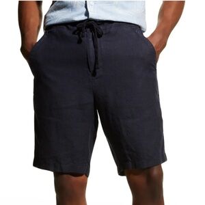 Vince Men's Lightweight Hemp Shorts, Navy, Size XXL, NWT